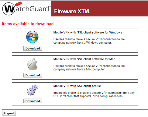 mobile vpn with ssl client software for mac watchguard